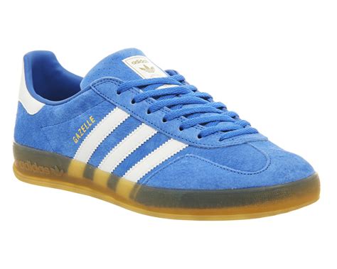 adidas gazelle.indoor blue|Adidas gazelle blue suede.